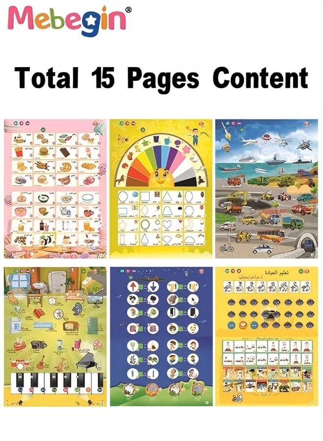 MEBEGIN Baby Arabic Reading E-book,Arabic Children'S Books Arabic Books For Kids,Arabic Study Easy Arabic Books,Arabic Stories For Beginners Basic Arabic Language - Image 2