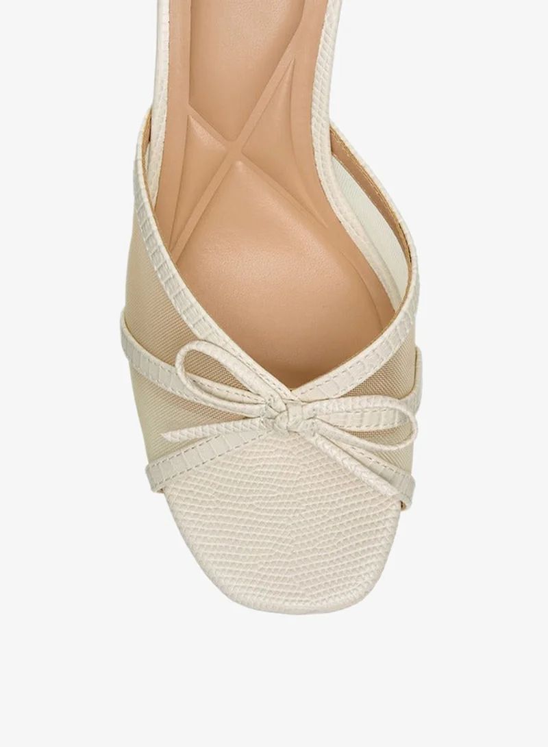 Celeste  Women Bow Applique Kitten Heel Sandals for Women | Best Price UAE