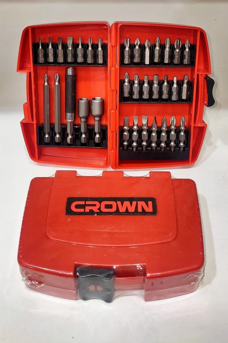 Crown Screwdriver bit set 33 pieces