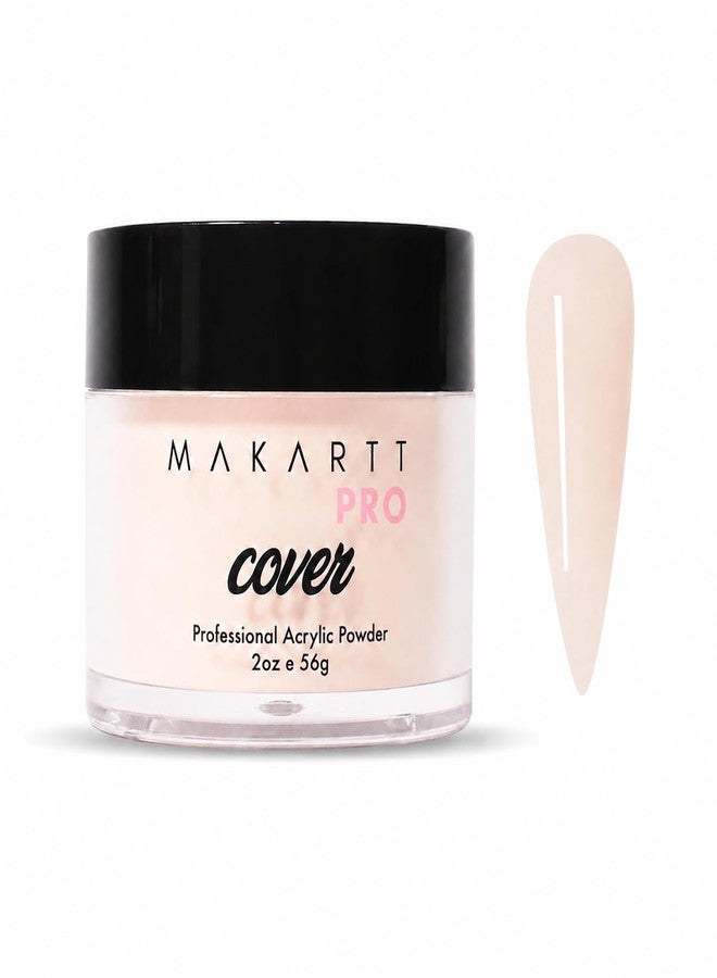 MakarttPro بودرة أكريليك ماكارت برو 2 أونصة - تركيبة متينة تدوم طويلاً لتطويل الأظافر وفن تزيين الأظافر، سهلة الاستخدام في الصالونات والمنزل (لون نيود دافئ) - Image 1