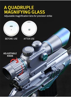 GROIC Toy Gun for Sniper Rifle, M24 Shell Throwing Soft Bullet Gun with 8x Mirror, Soft Bullet, DIY Sniper Gun, Manual Soft Bullet Children's Toy Gun, Outdoor Games Toys  - Image 5