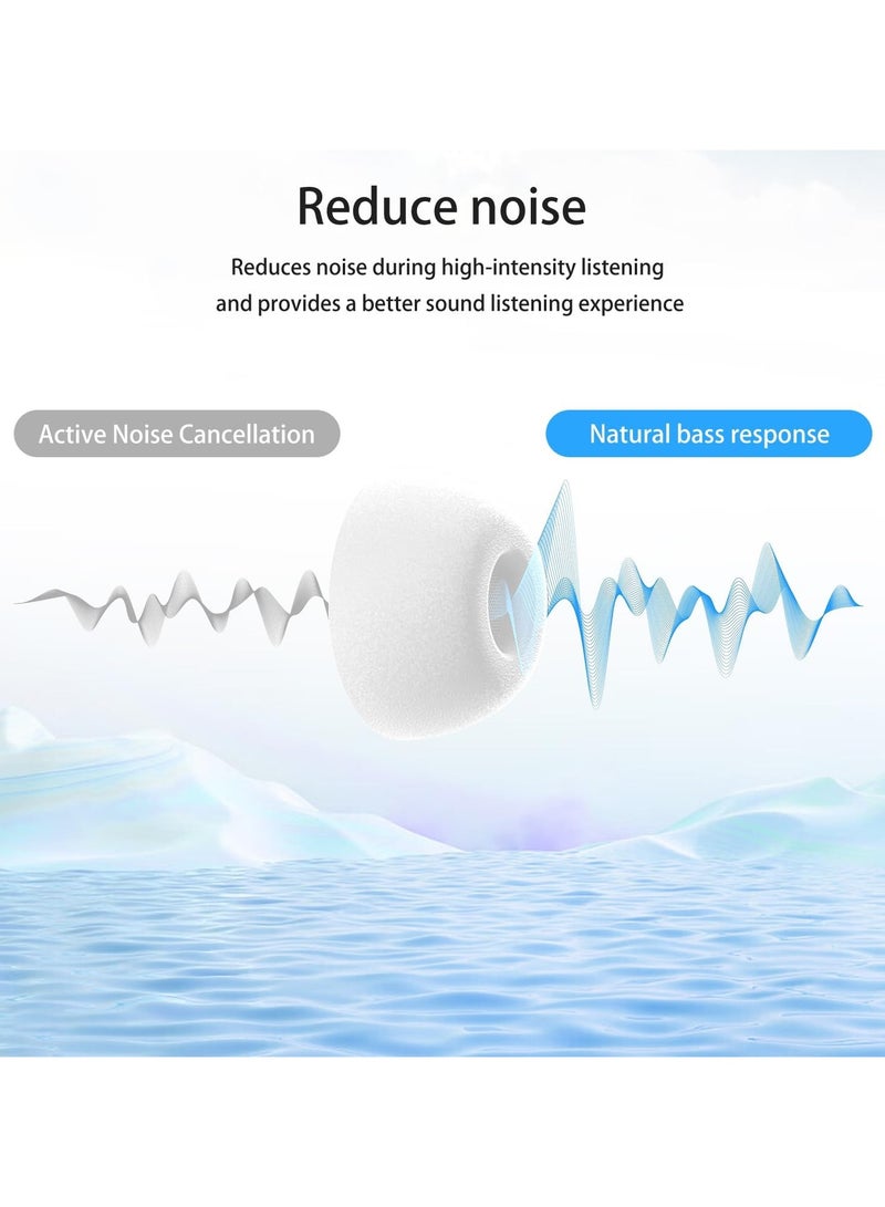 3pairs Ear Tips for Soundcore P30i Silicone Earbuds Replacement for Earbuds S/M/L-Black  - Image 5