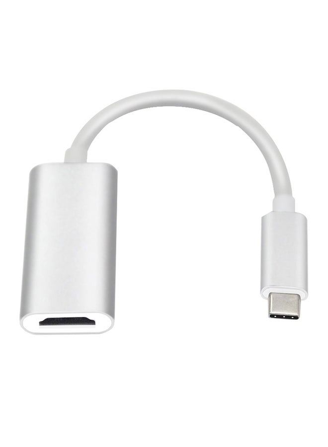 مقبس تحويل نوع Type-C إلى HDMI  أبيض - Image 1