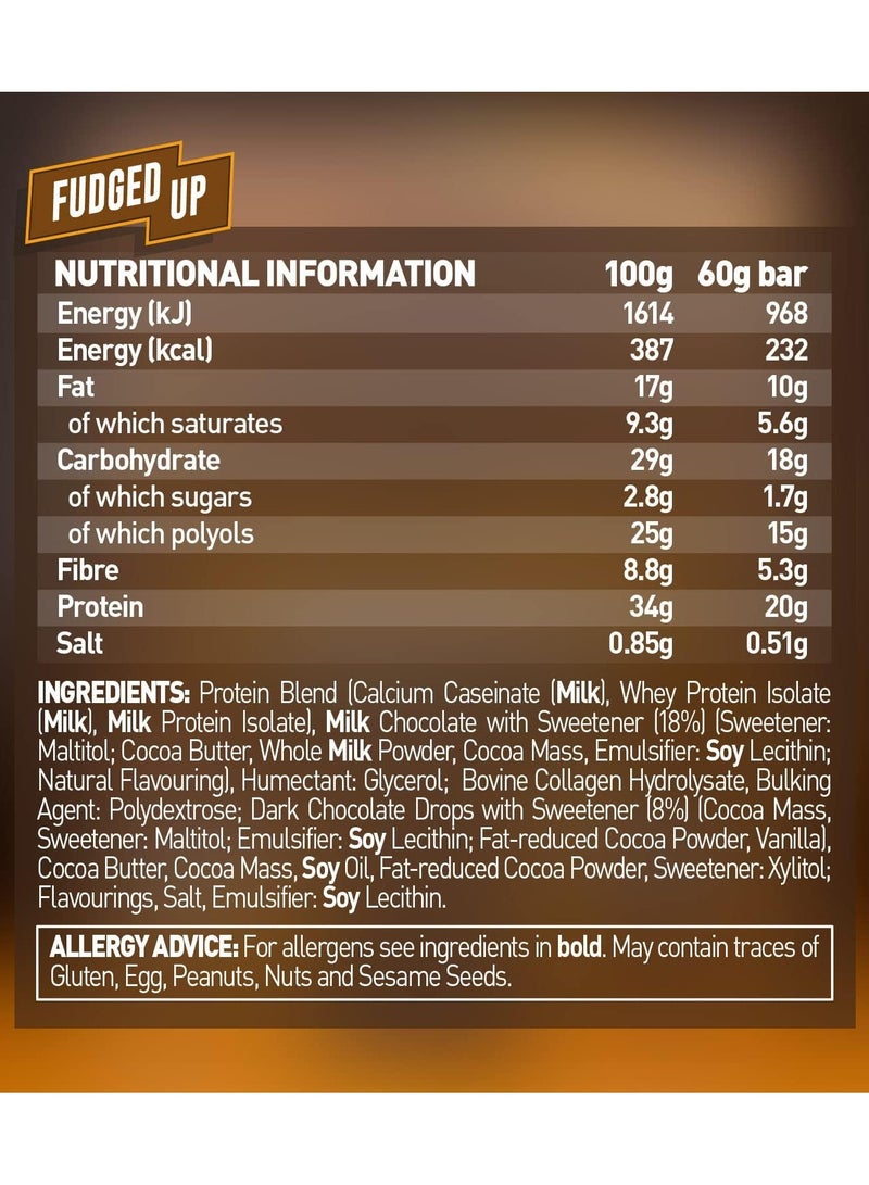 Grenade High Protein Bar Fudge Flavor Pack of 12 - Image 4