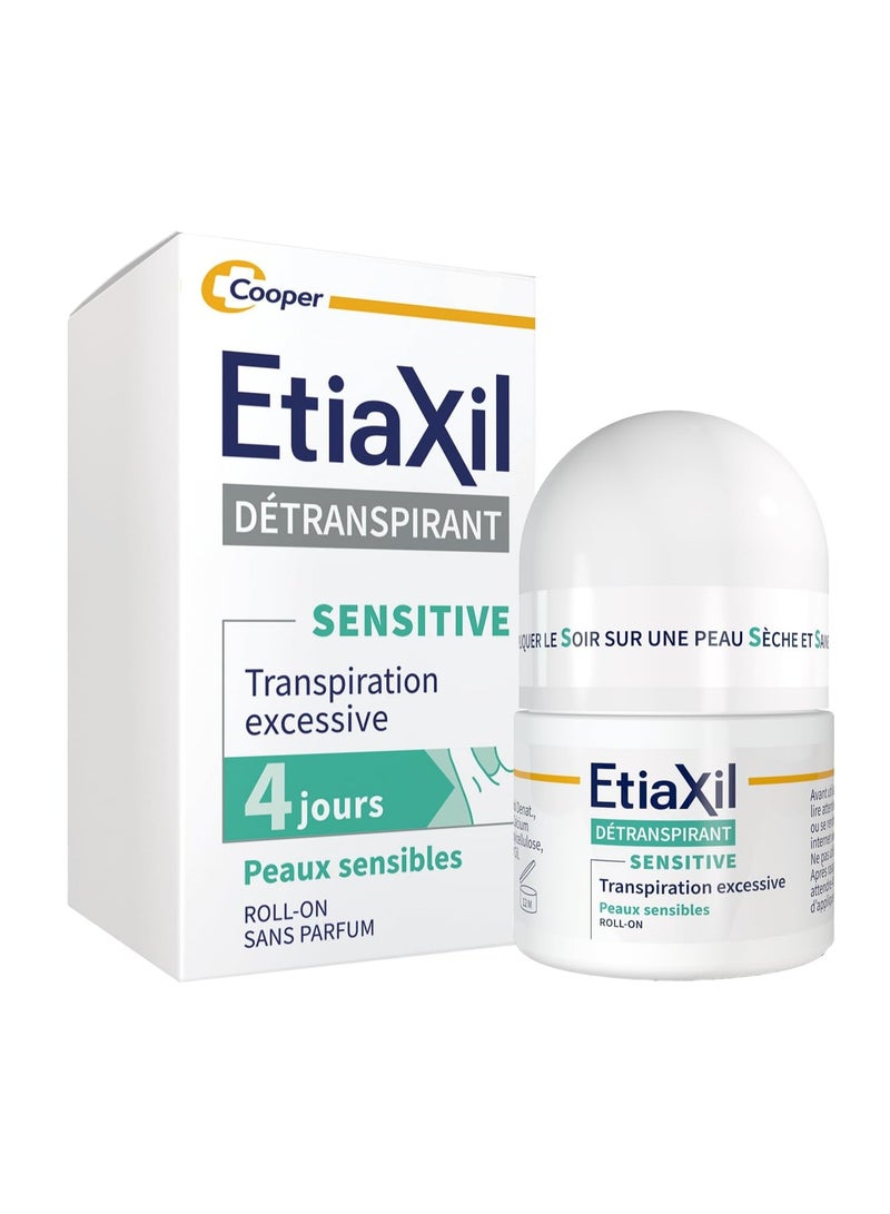 إتياكسيل مزيل رائحة العرق الدوار من اتيكسل للبشرة الحساسة علاج عرق مفرط، سعة 15 مل - Image 1