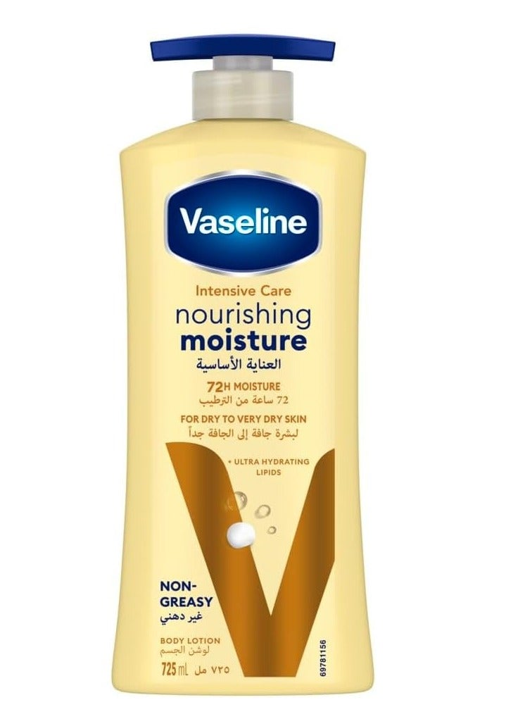 فازلين لوشن فازلين للعناية المركزة بالجسم، بخلاصة الشوفان النقي، لوشن مرطب أساسي للبشرة الجافة واليدين، 725 مل - Image 1