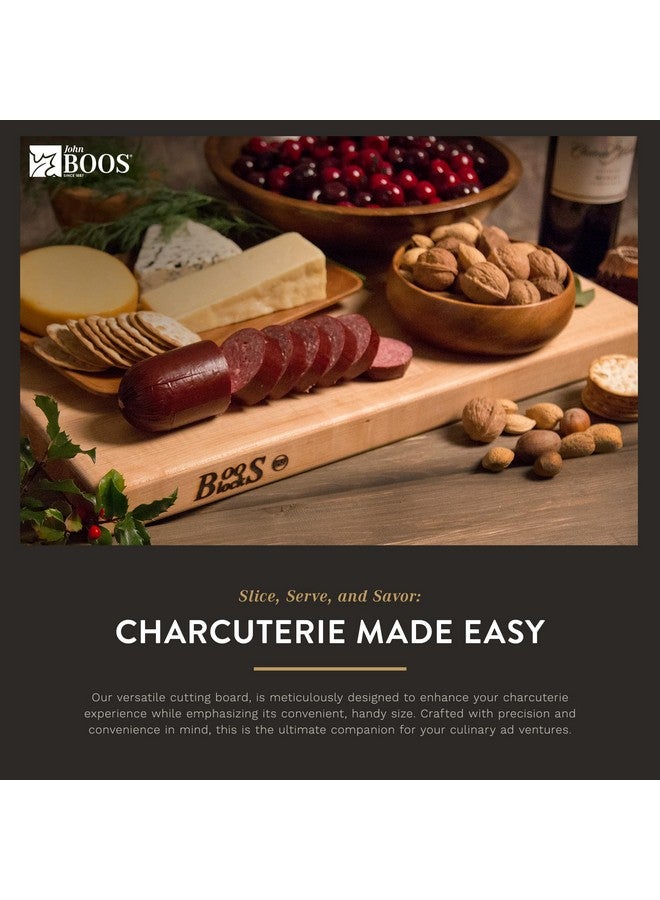 John BOOS Boos Block Chopnslice Series Reversible Wood Cutting Board With Integrated Finger Grips 1.25Inch Thickness 20 X 14 X 1 1/4 Maple - Image 3