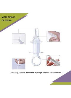 Safe-O-Kid Silicone Bpafree Liquid Medicine Feeder Dropper For Baby Pack Of 2 White  - Image 5