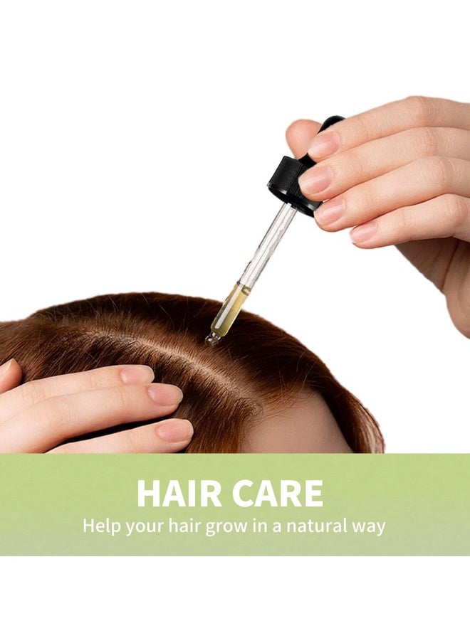 Hoygi - Hair Growth Oil, 6-In-1 Serum With Cold Pressed Castor, Coconut, Rosemary, Argan Oils, Biotin, Caffeine For Hair, Eyelashes, Eyebrows And Beard, 2 Fl Oz/Pcs - Image 1