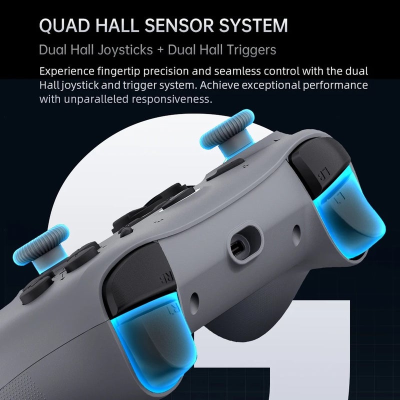 Machenike G1 Wireless Gaming Controller, Hall Effect Trigger and Joystick, 1K Polling Rate, for Nintendo Switch, PC, iOS, Android - Image 5