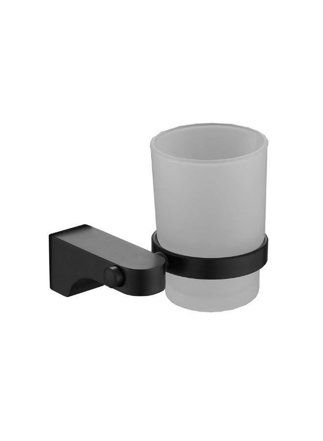 7 Pieces Matte Black Special Design Wall Mounted Bathroom Accessories Set - Image 4