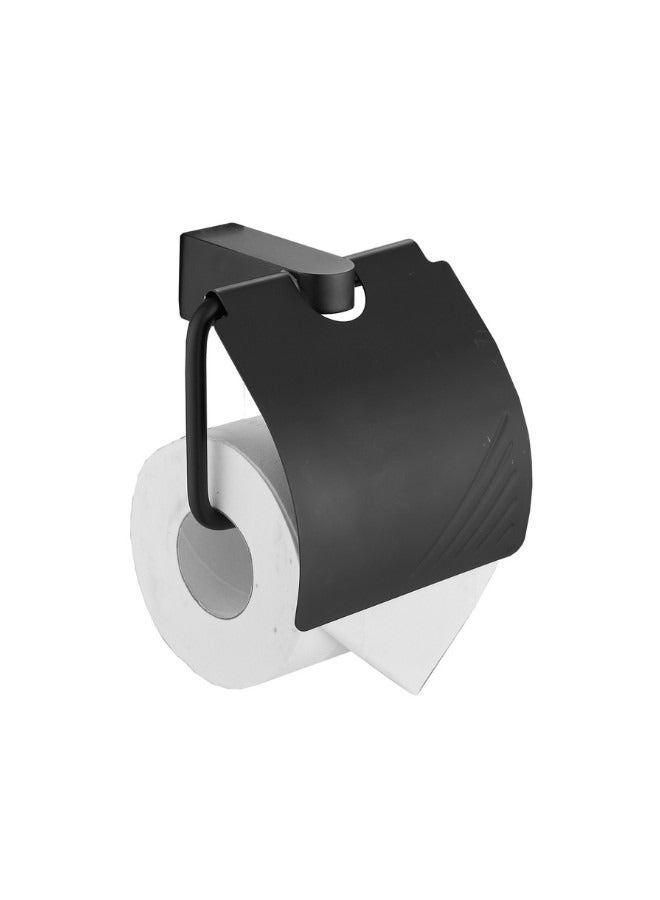 7 Pieces Matte Black Special Design Wall Mounted Bathroom Accessories Set - Image 3