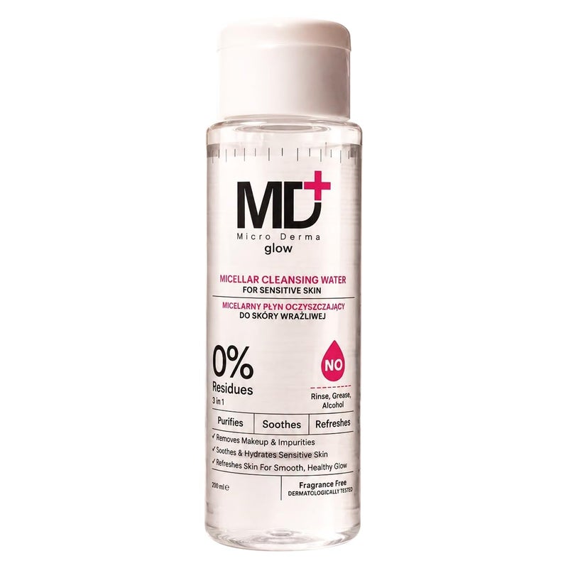 Glow Micellar Cleansing Water For Sensitive Skin - 200 ml