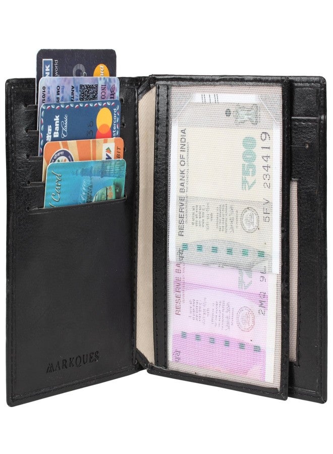 MarkQues Black Travel Passport Case Holder Wallet (PS-4401) - Image 2