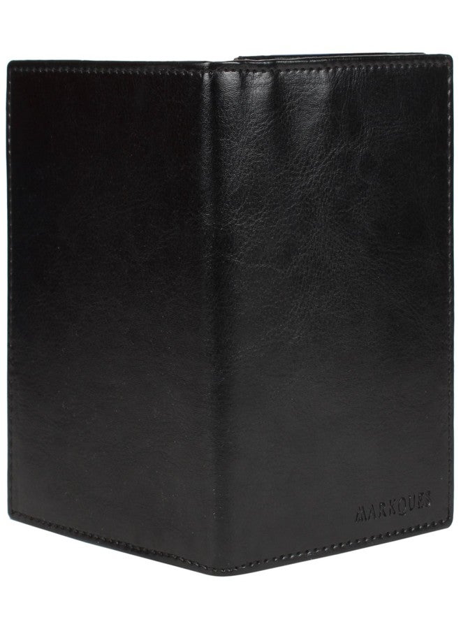 MarkQues Black Travel Passport Case Holder Wallet (PS-4401) - Image 4
