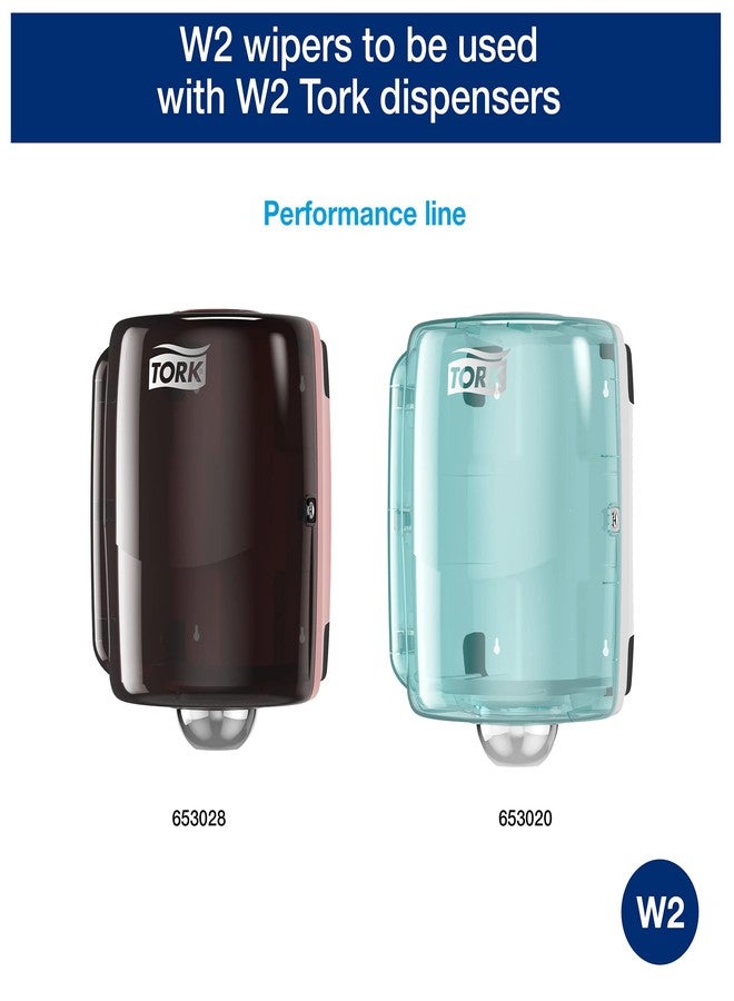 Tork Industrial Cleaning Cloth Centerfeed Gray W2, 1 x 500 Cloths, 520337 - Image 2