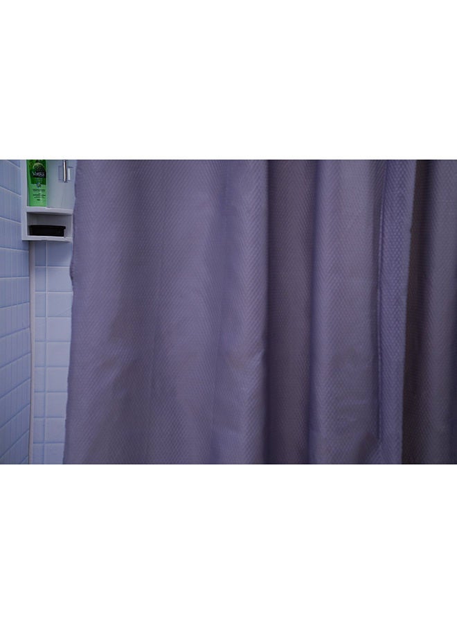 Pan Home Lazlo Shower Curtain 180x180cm - Light Grey - Image 3