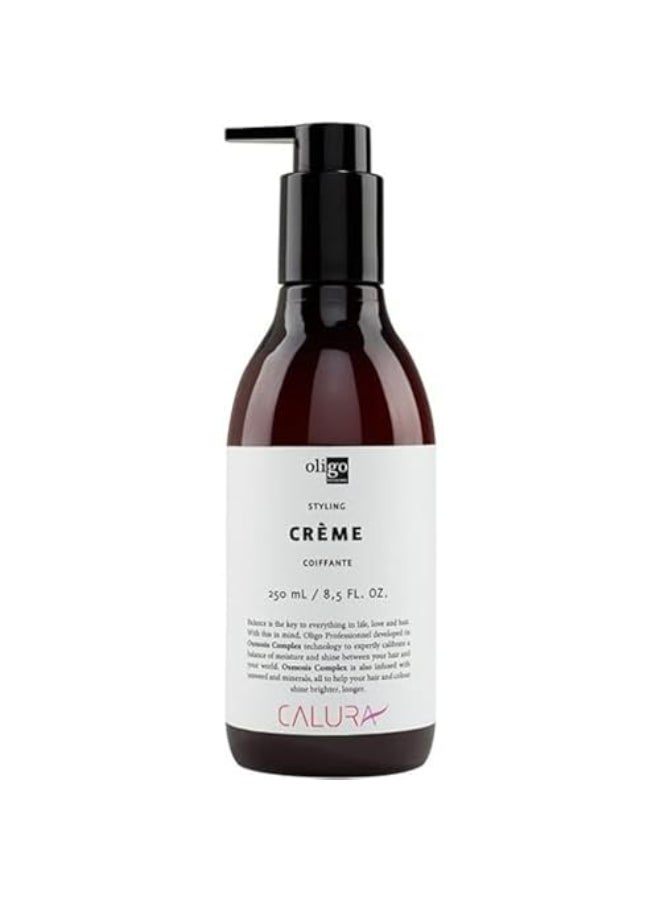 Oligo Professionnel Calura Styling Creme Moisturizing hair cream with frizz control Great for blowouts Hydrating formula for curly and straight hair Paraben and Sulfate Free 85oz - Image 1