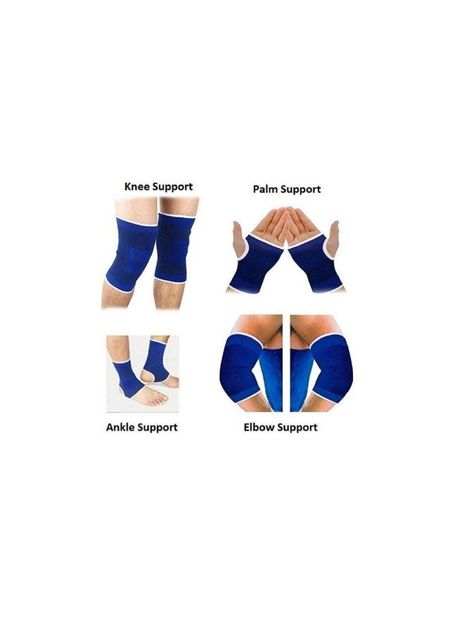 PrimeBox Combo Set of Ankle, Palm, Knee, Elbow Support For Gym and Multi Sports Uses - Image 3
