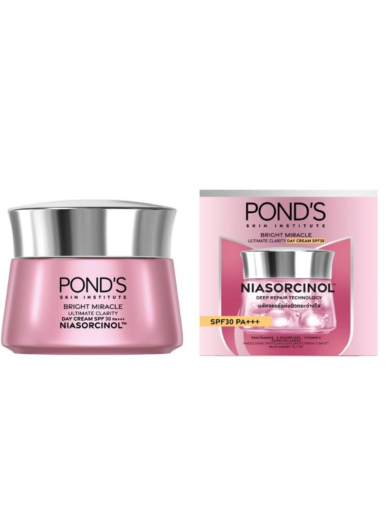 Pond's Bright Miracle Ultimate Clarity Day Cream SPF30 PA+++ Niasorcinol 45g - Image 2