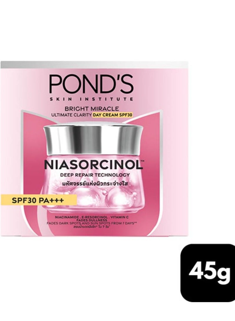 Pond's Bright Miracle Ultimate Clarity Day Cream SPF30 PA+++ Niasorcinol 45g - Image 4