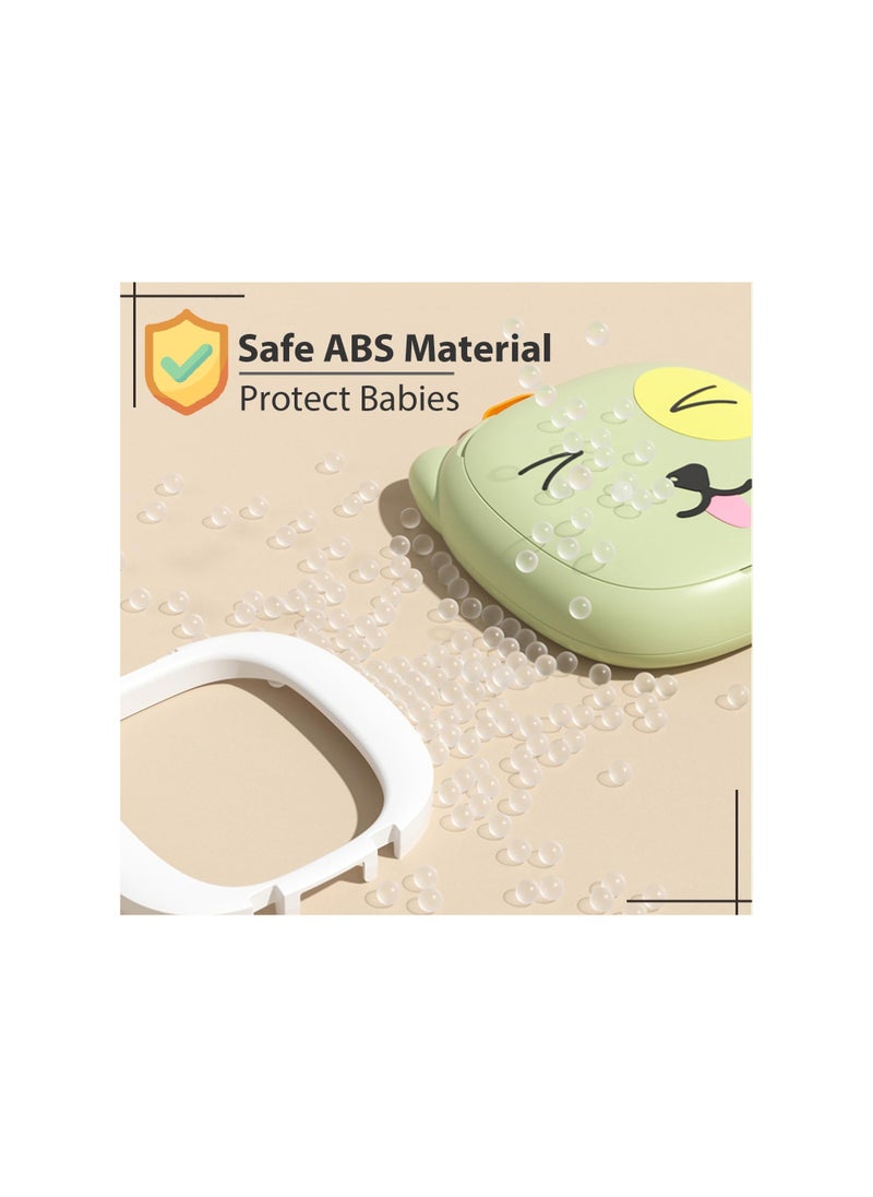 Captaintech Portable Toddler Travel Potty - Foldable Toilet Training Seat for Kids, Ideal for Car, Camping, Indoor & Outdoor Use for Boys & Girls (Green)  - Image 3