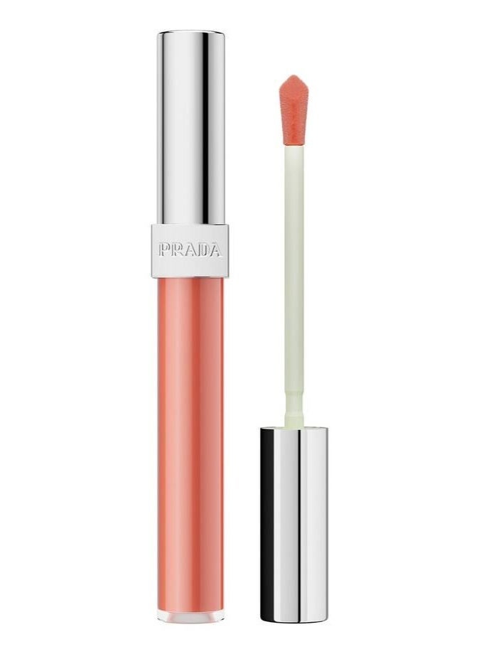 Prada Reflection Glossy Liquid Lip Balm 8ml – O281 Firemotion Moisturizing High-Gloss Lip Care - Image 1