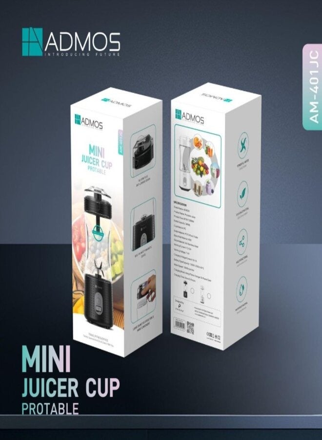 Admos Mini Portable Usb Electric Fruit Juicer