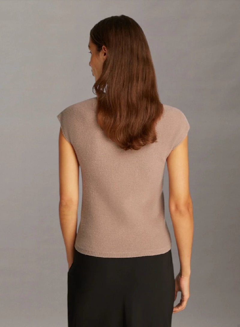 CALVIN KLEIN Slim Wool Short Sleeve Jumper - Image 3