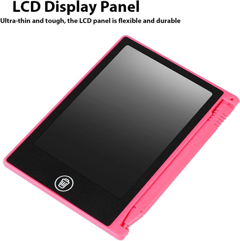 لوحة كتابة LCD - لوحة رسم إلكترونية 4.5 بوصة للأطفال (أحمر) - Image 3