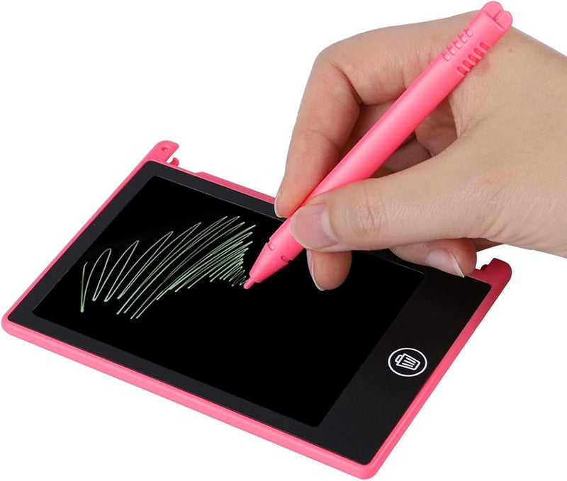 لوحة كتابة LCD - لوحة رسم إلكترونية 4.5 بوصة للأطفال (أحمر) - Image 1