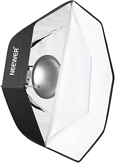Neewer Neewer 60 cm Octagonal Softbox and Beauty Dish Photo Studio Combination with Bowens Speedring for Bowens, Perfect for - Image 1