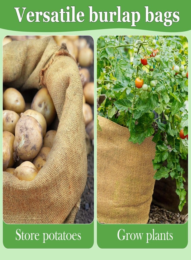 CWLAKON 6 Pack Large Burlap Potato Sack Race Bags for Kids Adults, Field Day Family Reunion 4th of July Easter Halloween Game, Outdoor Camping Picnic Birthday Party Outside Yard Lawn Carnival Games - Image 5