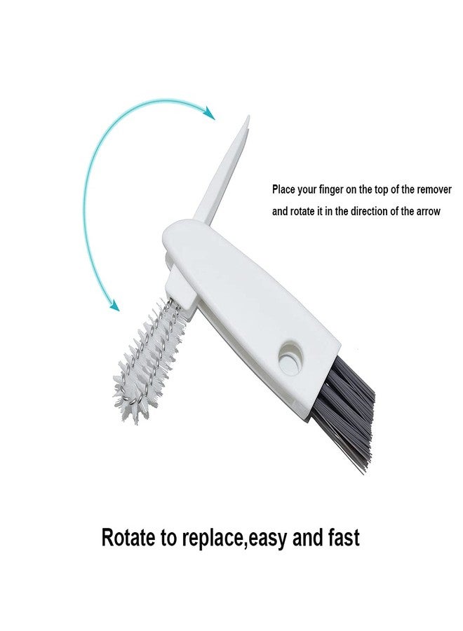 BSMstone Tiny Cleaning Brush-Mini Multi-Functional Crevice Cleaning Brush, Water Bottle Cleaning Tools for Bottle Cup,Nursing Bottle Cup-1 Pack (Black)… - Image 4