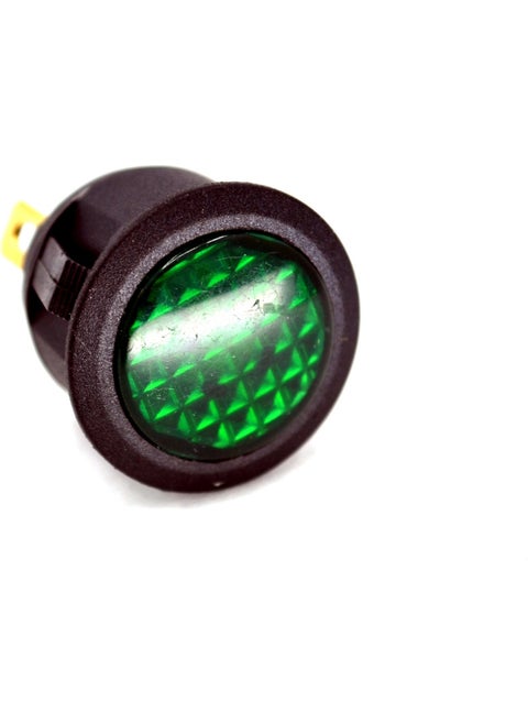 Warning Man Green Eye Lamp 12V LED 23MM Indicator