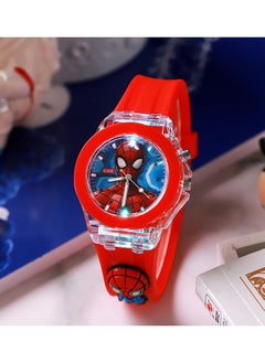 Cartoon Digital Watch for Kids, Child Colorful Luminous Cartoon Quartz Wrist Watch
