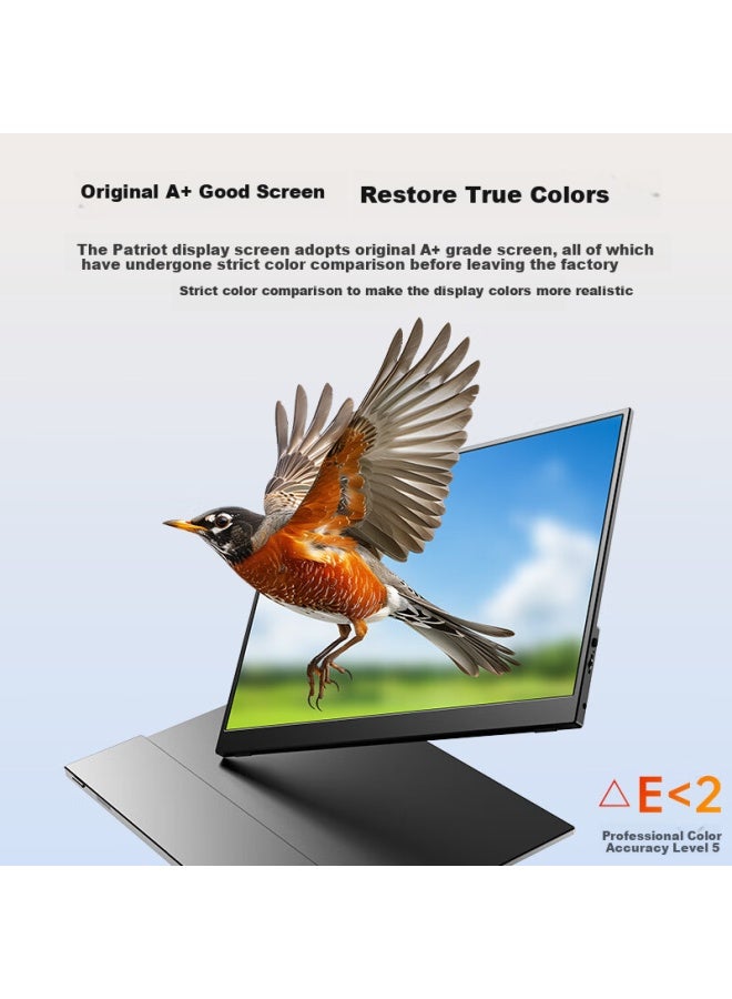 Patriots Patriot 15.6-inch Portable Monitor With 15% National Subsidy, Portable Screen Display Screen, Expand Computer Split Screen Mobile Phone Notebook Ps4/5 Secondary Screen Type-c One-line Connection - Image 2