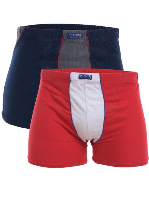 Bundle Of Two Comfy Elastic Waist Briefs