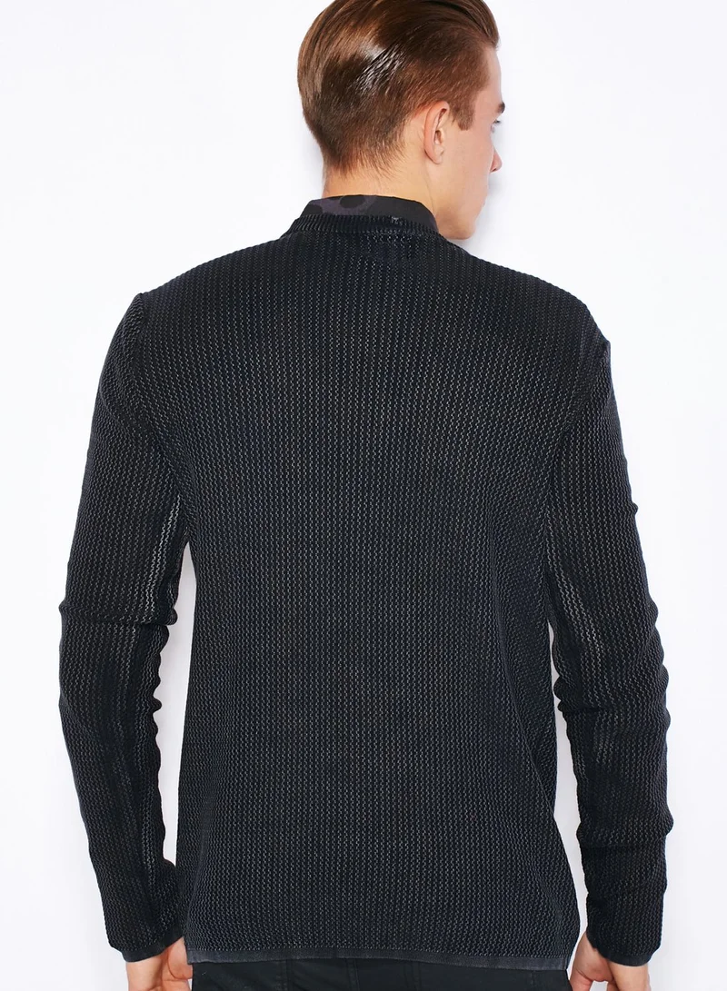 !Solid Staton Knitted Plain Cardigan