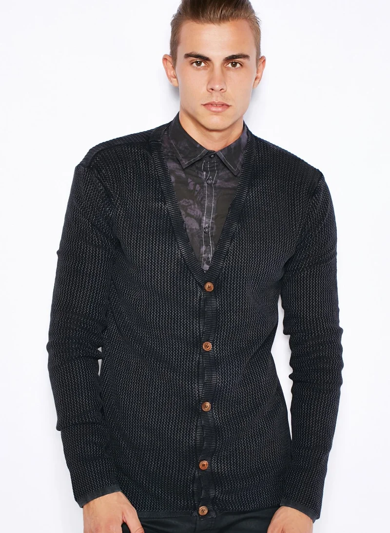 !Solid Staton Knitted Plain Cardigan