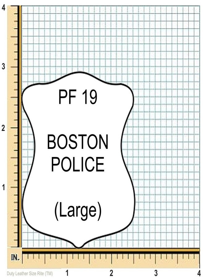 Perfect Fit Shield Wallets Perfect Fit Boston Police Recessed Badge Wallet - Image 5