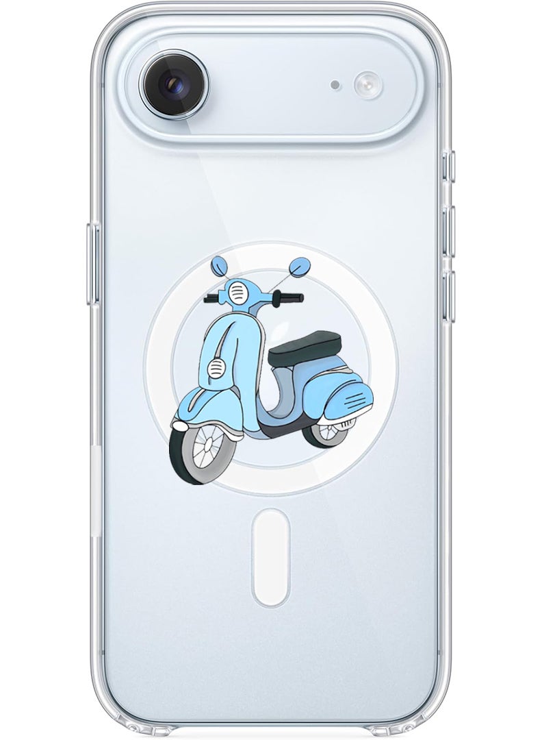 Theodor Magnetic Case for Apple iPhone 17 Air Compatible with MagSafe Wireless Charging, Shockproof Phone Bumper Cover - Vespa - Image 1