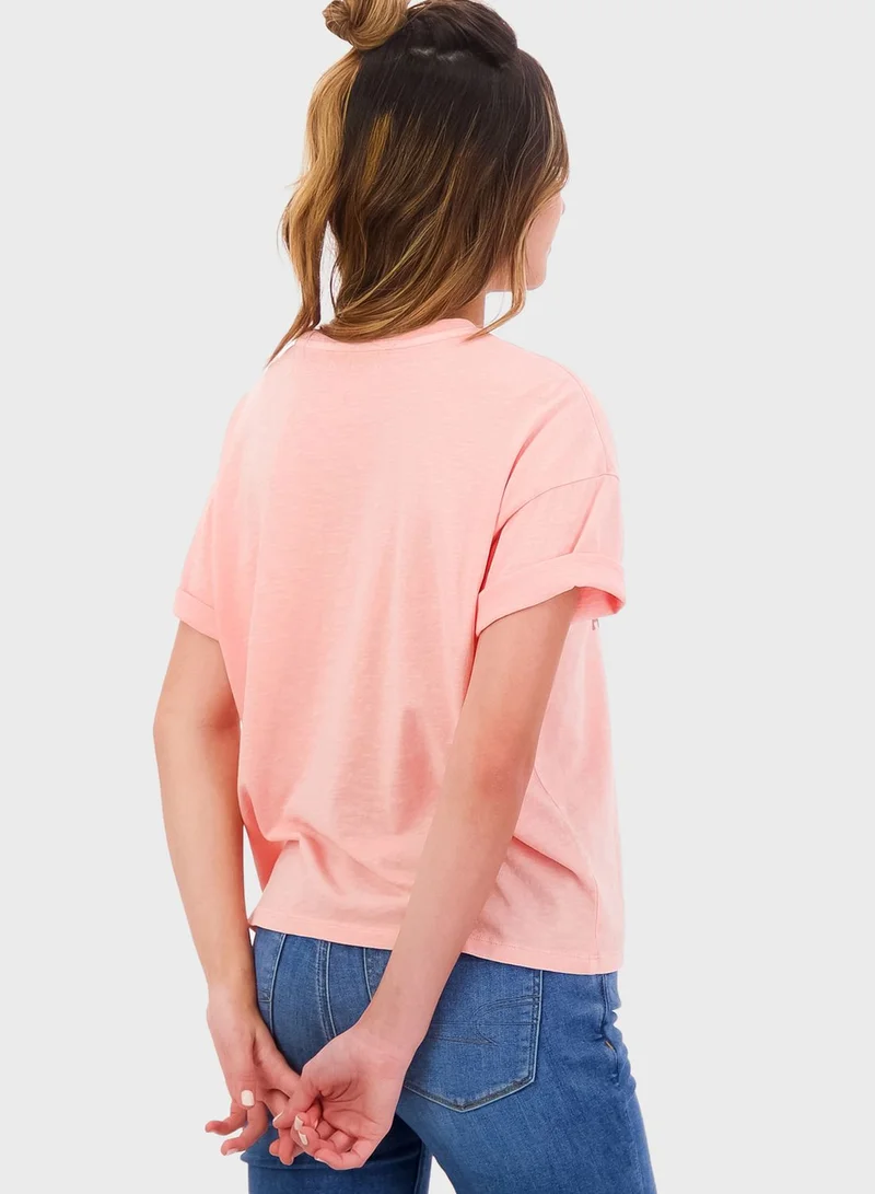 American Eagle Crew Neck Graphic T-Shirts