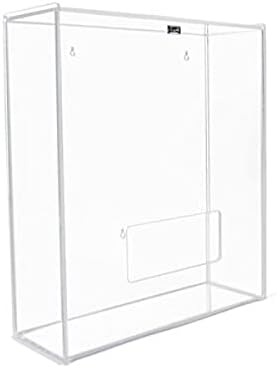 TrippNT 50151  TrippNT Medium Apparel Dispenser  Holder Apparel Medium Clear Acrylic with Hinged Lid and Center Hole for Dispensing 15 18 X 17 58 X 6 18 inches WHD  - Image 1