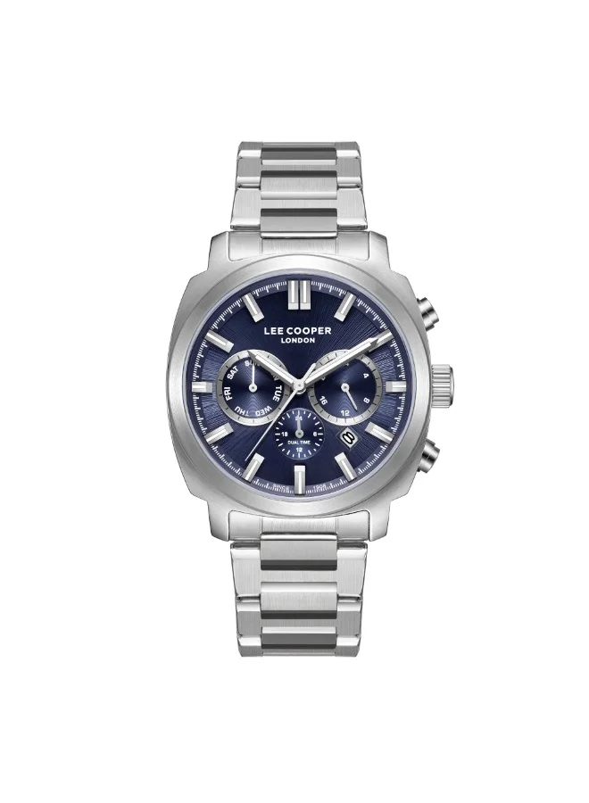 لي كوبر ساعة رجالية معدنية متعددة الوظائف ٤٢ مم