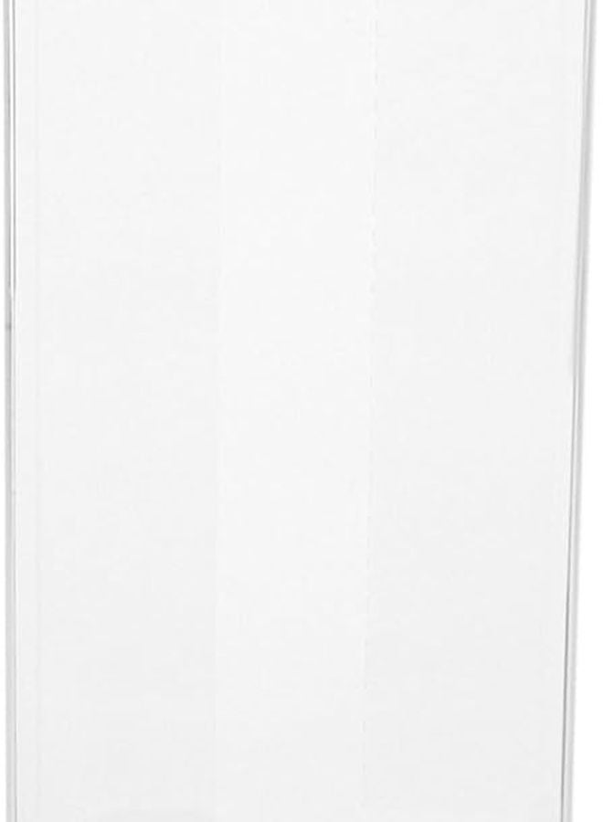 Transparent Acrylic Wall Mounted Bathroom Tissue Holder No Punch Installation Large Napkin Storage Box - Image 1