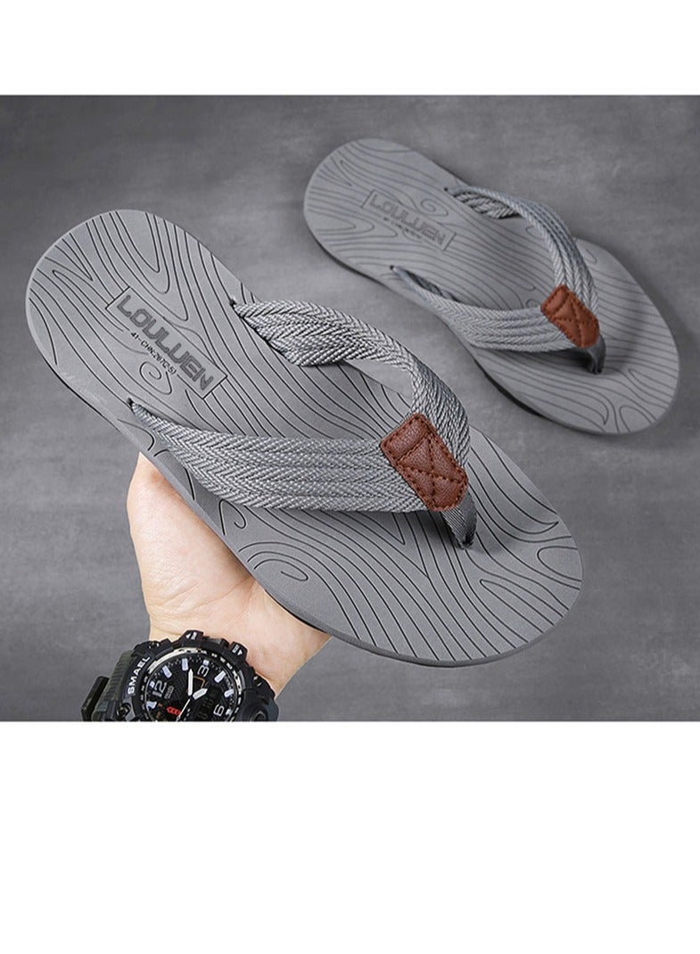 LOULUEN Non Slip Summer Beach Slippers for Home, Travel & Outdoor - Image 1