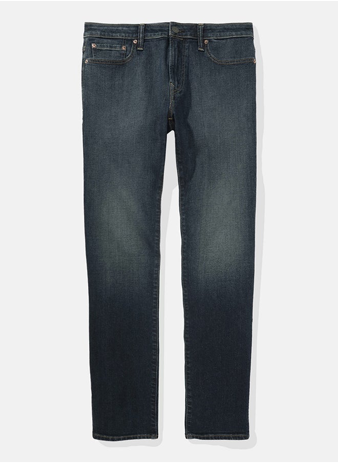American Eagle - Dark Clean Athletic Rinse Wash Skinny Jeans - Image 1