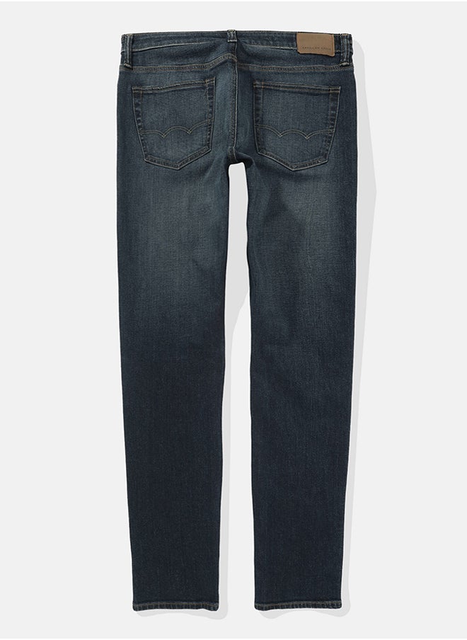 American Eagle - Dark Clean Athletic Rinse Wash Skinny Jeans - Image 1