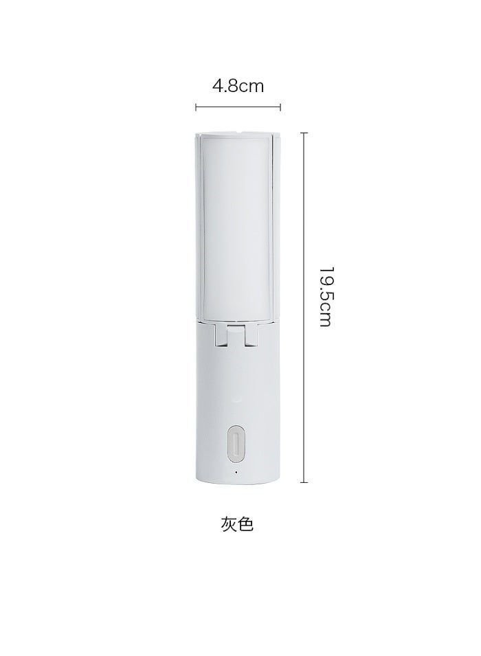 بي إس مصباح تخييم LED أبيض قابل للطي | مصباح تخييم قابل لإعادة الشحن | مصباح خيمة قابل للطي مقاوم للماء | بطارية قابلة لإعادة الشحن 4000 مللي أمبير في الساعة | عمر بطارية طويل | قاعدة مغناطيسية | ثلاثة أوضاع استشعار للضوء | طي متعدد الزوايا. - Image 4